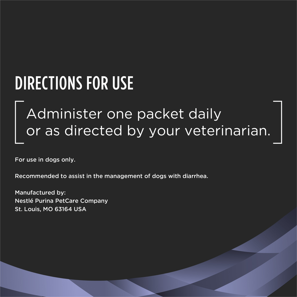 Purina pet digestive health supplement directions for use with daily dosage for dogs