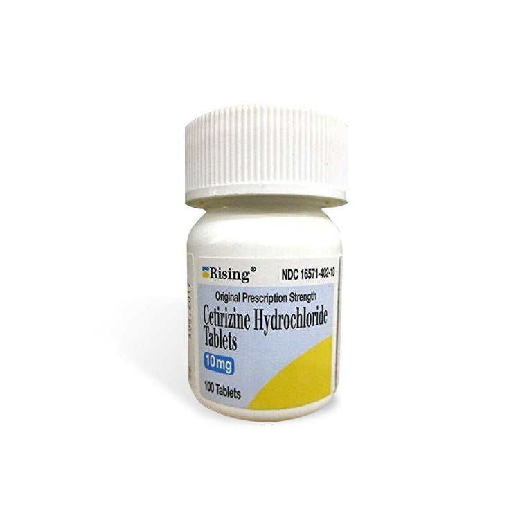 Generic RX Cetirizine for pets 10mg tablets in a 100 count bottle for allergy relief
