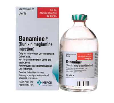 Banamine Injectable Solution 50mg/mLBANAMINE (flunixin meglumine injection)