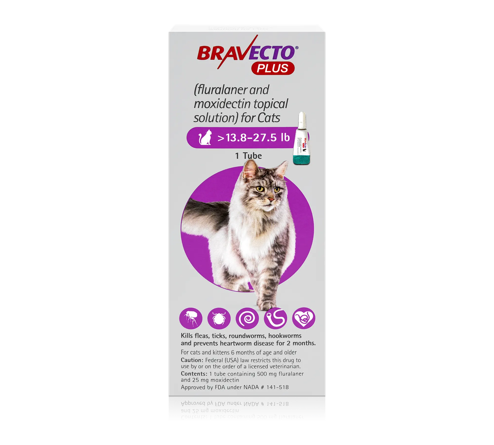 Bravecto Plus Topical for Cats