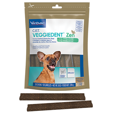 C.E.T. VeggieDent Zen Tartar Control Chews for Dogs