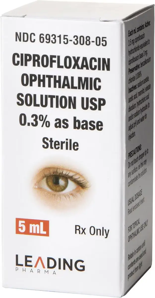 Ciprofloxacin Ophthalmic Solution 0.3%