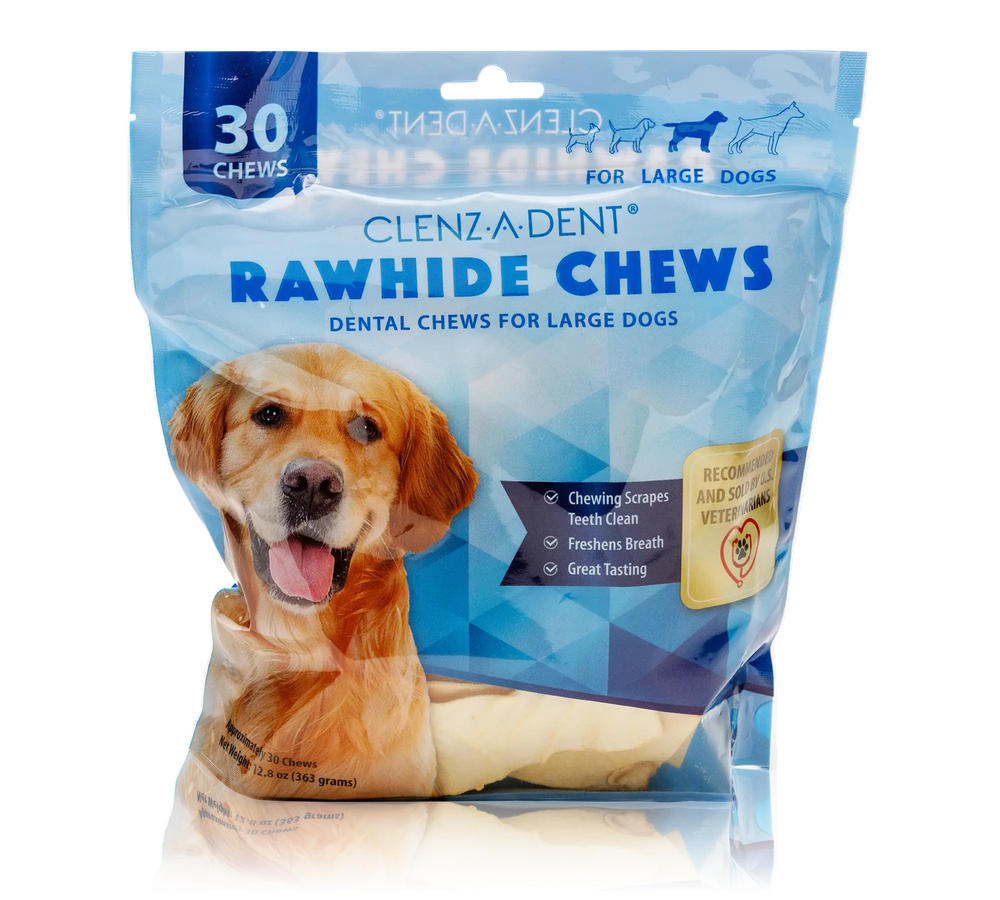 Clenz-a-dent Rawhide Chews for Dogs