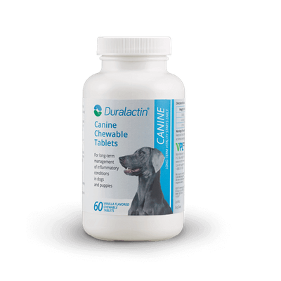 Duralactin Canine Chewable TabletsJoint health supplement for dogs.
