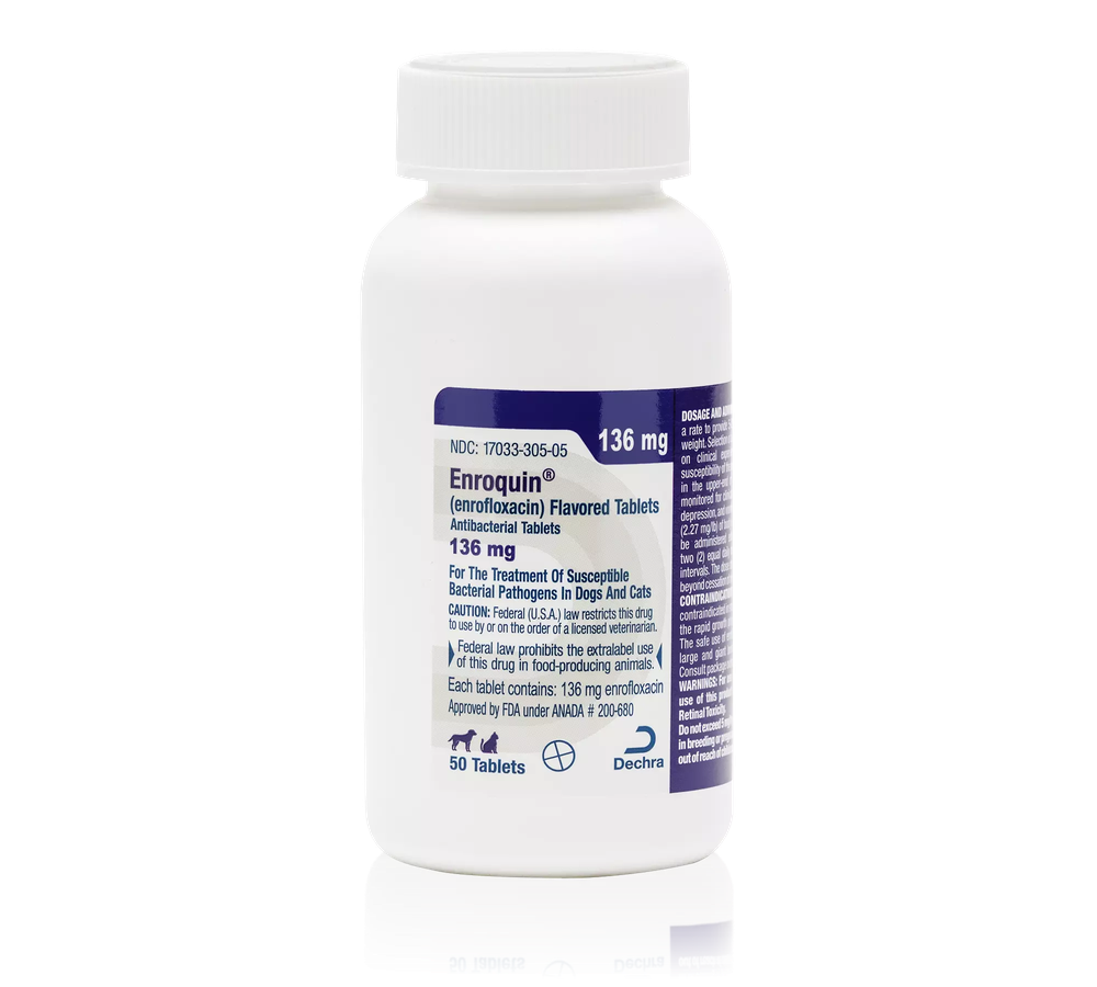 Enroquin (Enrofloxacin) Flavored Tablet