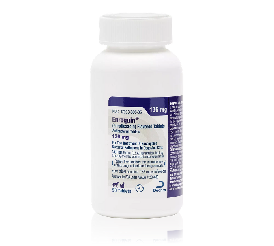 Enroquin (Enrofloxacin) Flavored Tablet