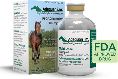 Adequan i.m. EquineAn FDA-approved treatment that reverses
