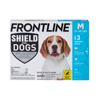 Frontline Shield for DogsFRONTLINE Shield is a
