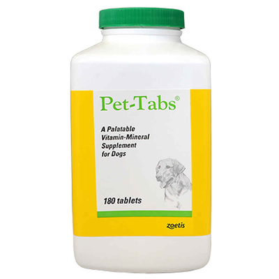 Pet-TabsVital vitamins and minerals for your dog’s well‑being.