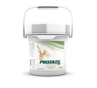 ProtazilAlfalfa-based pellet for treating EPM in horses.