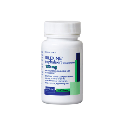 RILEXINE (cephalexin) Chewable TabletsThe first FDA-approved veterinary