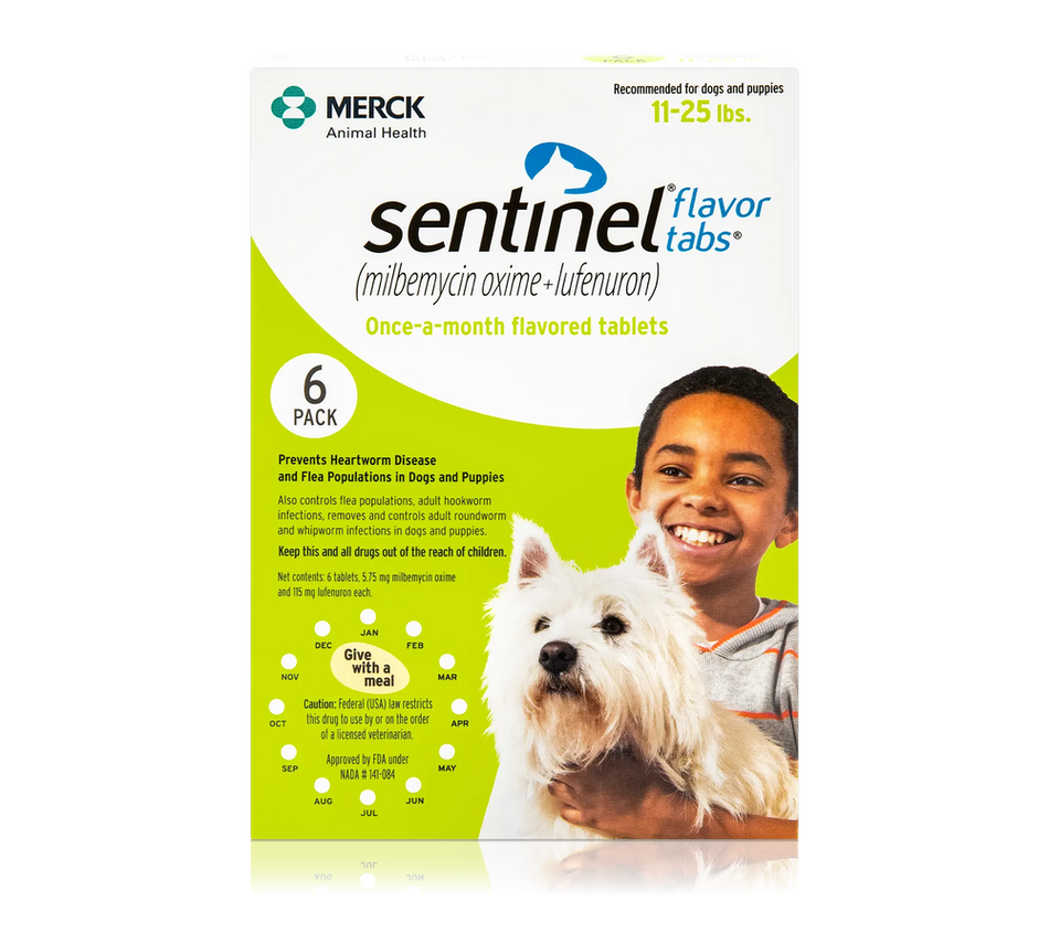 Sentinel Flavor Tabs for Dogs