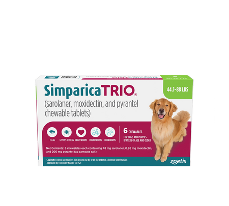 Simparica Trio Chewable Tablet for Dogs