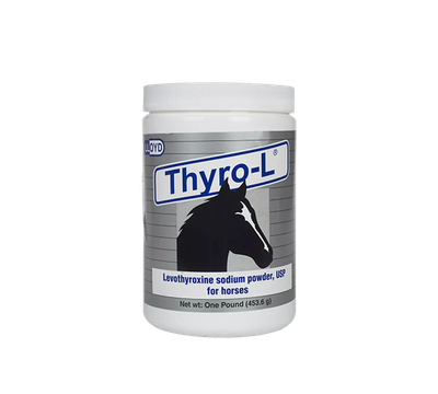 Thyro-LThe original Levothyroxine Sodium Powder supplement for horses.