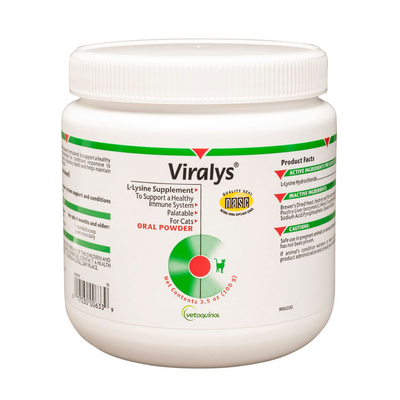 Viralys PowderAn oral supplement that contains the