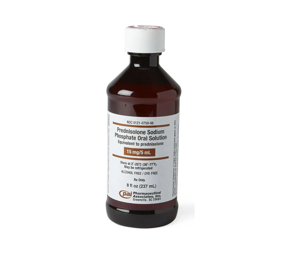 Prednisolone Oral Solution 15mg/5mL
