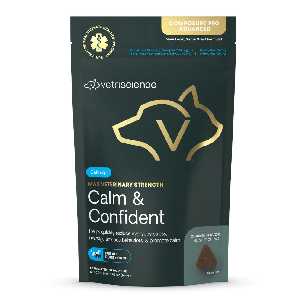 Max Veterinary Strength Calm & Confident for Dogs & Cats (Previously Composure Pro Advanced)