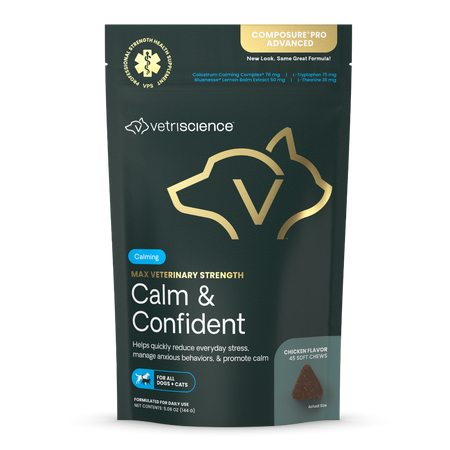 Max Veterinary Strength Calm & Confident for Dogs & Cats (Previously Composure Pro Advanced)