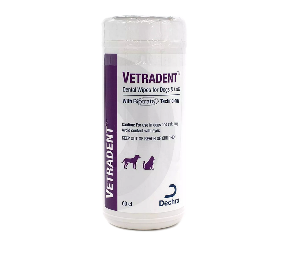 Vetradent Dental Wipes for Cats & Dogs