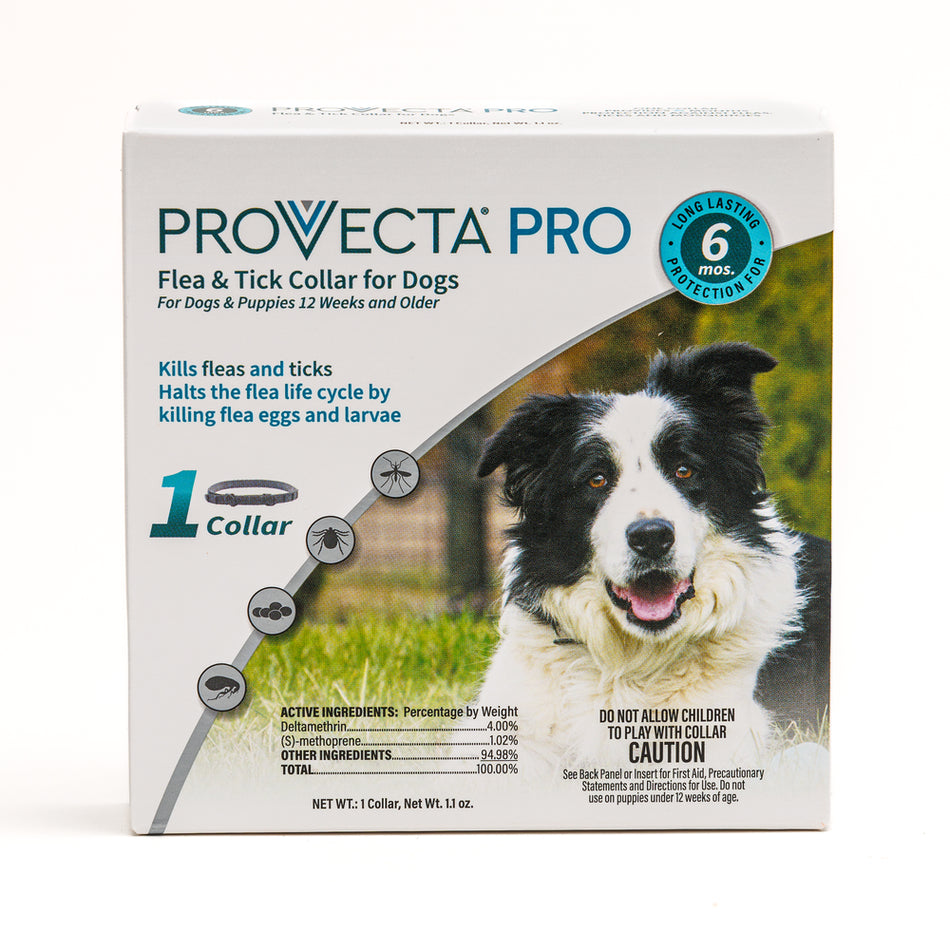 Provecta Pro Flea & Tick Collar for Dogs