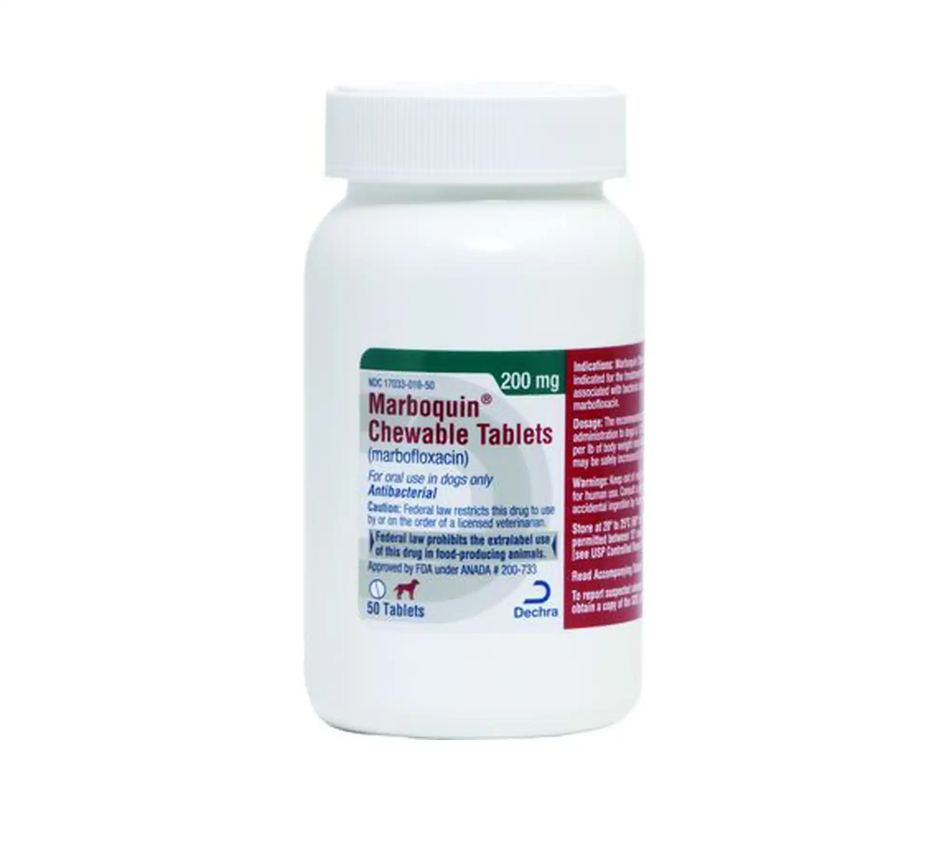 Marboquin Chewable Tablets (marbofloxacin)
