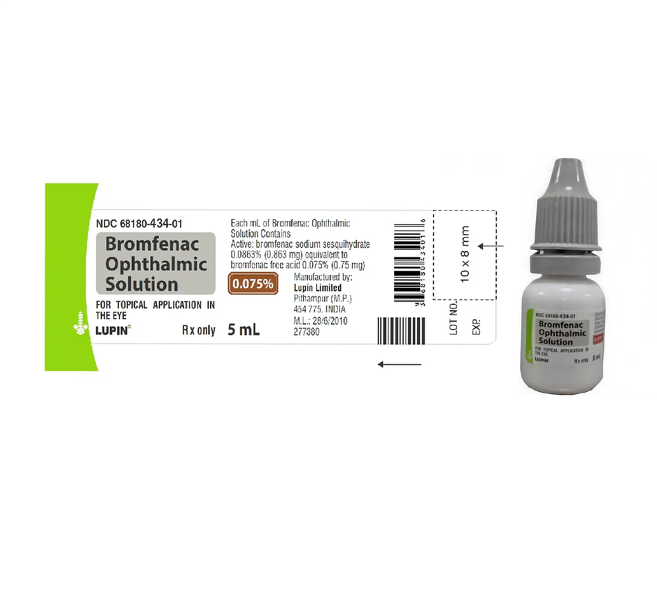 Bromfenac Sodium Solution  0.075%