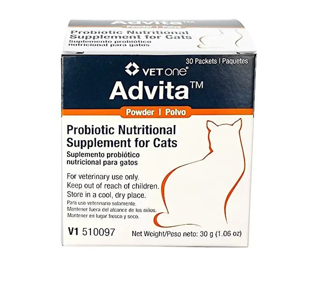 Advita Probiotic Powder Nutritional Supplement for Cats