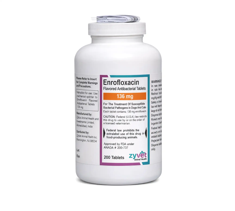 Zyvet Enrofloxacin Taste Tablets