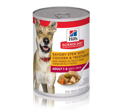 Hill's Science Diet Adult Canned Dog Food,
