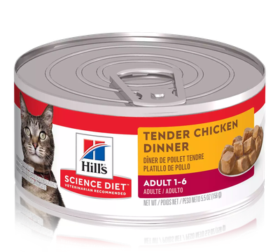 Hill's Science Diet Adult Canned Cat Food,