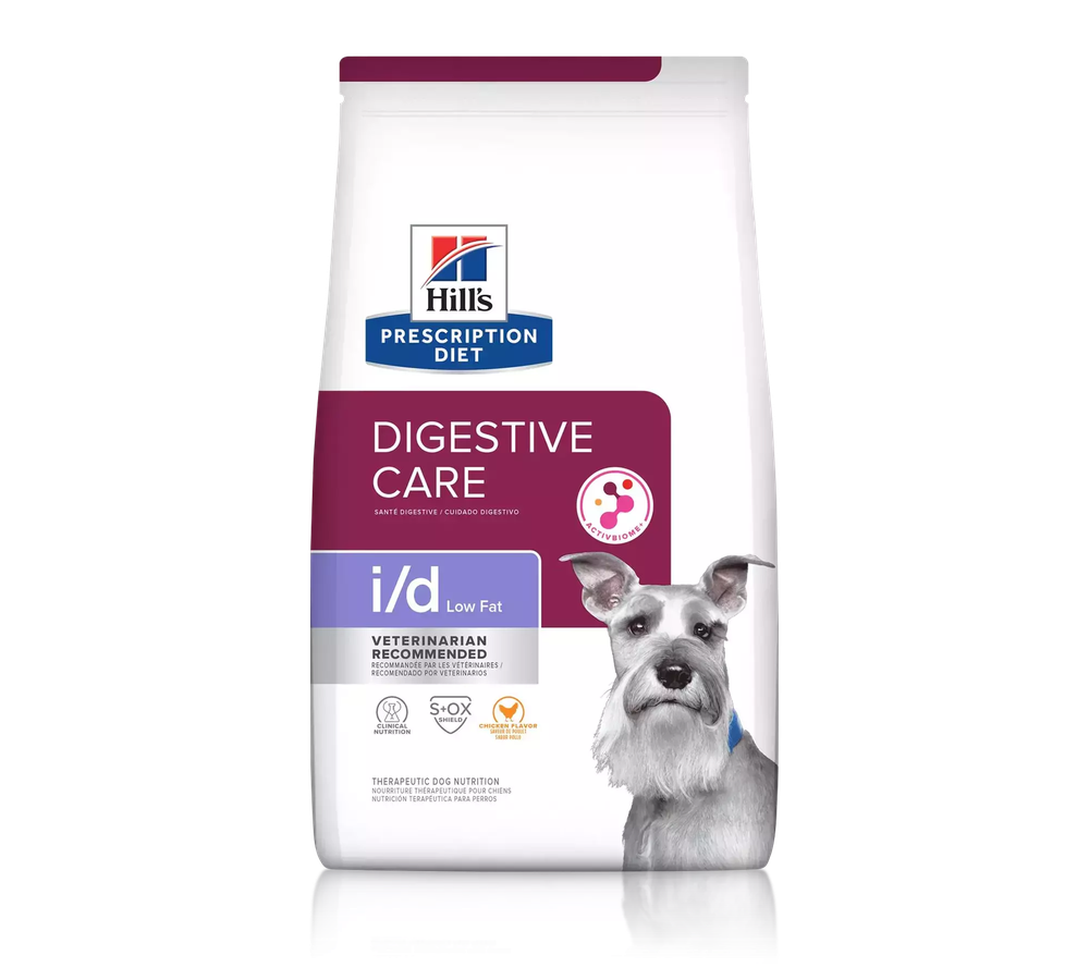 Hill's Prescription Diet i/d Low Fat Digestive Care Chicken Flavor Dry Dog Food