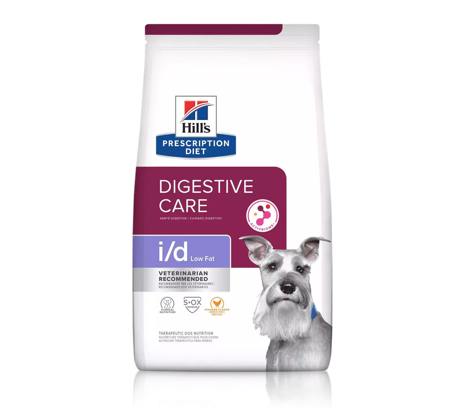 Hill's Prescription Diet i/d Low Fat Digestive Care Chicken Flavor Dry Dog Food