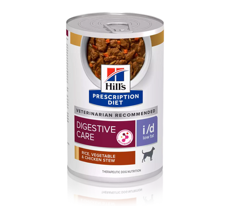 Hill's Prescription Diet i/d Low Fat Digestive Care Rice, Vegetable & Chicken Stew Canned Dog Food