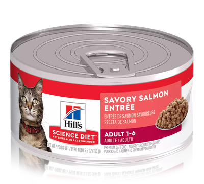 Hill's Science Diet Adult Canned Cat Food,