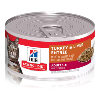 Hill's Science Diet Adult Canned Cat Food,