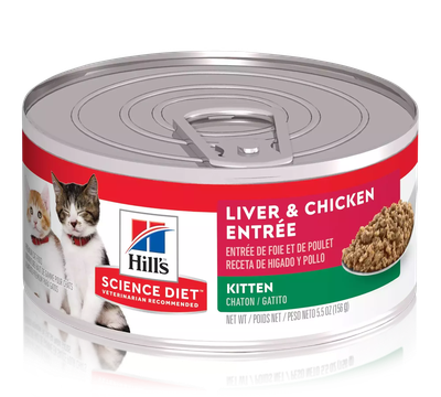 Hill's Science Diet Kitten Canned Cat Food,