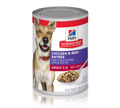 Hill's Science Diet Adult Canned Dog Food,