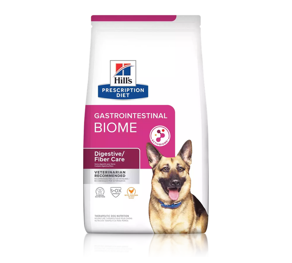 Hill's Prescription Diet Gastrointestinal Biome Digestive / Fiber Care with Chicken Dry Dog Food