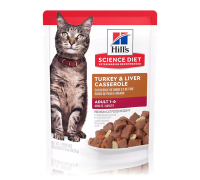 Hill's Science Diet Adult Cat Food, Turkey