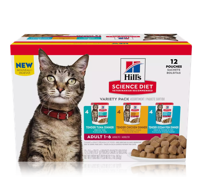 Hill's Science Diet Adult Cat Food Pouch