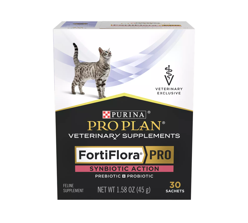 Purina Pro Plan Veterinary Supplements FortiFlora Pro Synbiotic Action Feline Probiotic Supplement