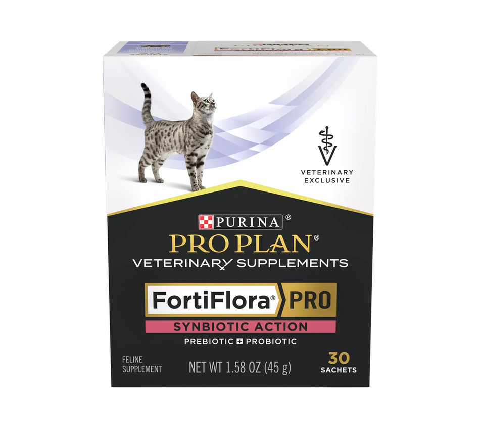 Purina Pro Plan Veterinary Supplements FortiFlora Pro Synbiotic Action Feline Probiotic Supplement