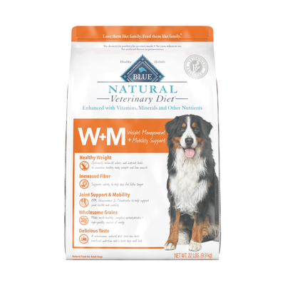BLUE Natural Veterinary Diet W+M Weight Management