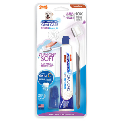 Nylabone Advanced Oral Care Dog Dental Kit
