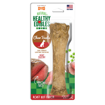 Nylabone Healthy Edibles Roast Beef Chew Treats