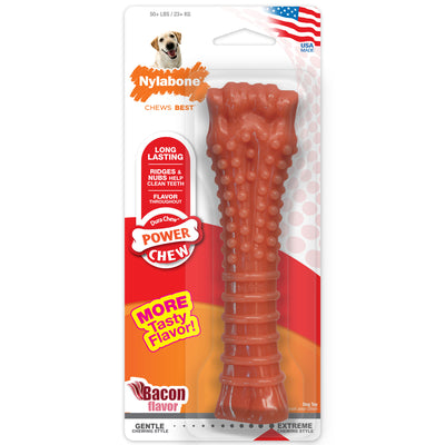 Nylabone Power Chew Bacon Flavor Dog Toy
