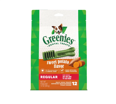 Greenies Dental Bone Dog Treat Sweet Potato