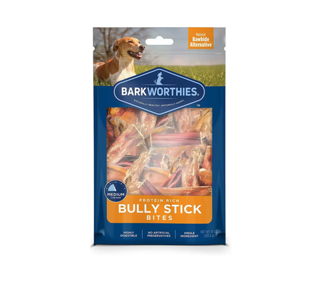Barkworthies Bully Stick Bites Dog Treat