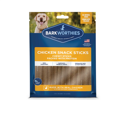 Barkworthies Snack Sticks Chewy Dog Treat Chicken
