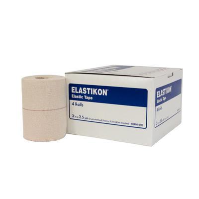 Johnson & Johnson Elastikon pet bandage tape pack with four rolls for secure and flexible pet care